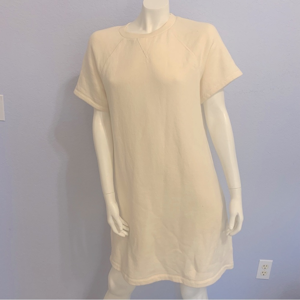 MWL Madewell Airyterry Short Sleeves Sweatshirt Tee Dress